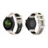 AC mobile RUN Silikónový dvoufarebný Opasok na hodinky Garmin Barva: Béžová-černá, Velikost: 22 mm