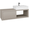 Dreja Umývadlová skriňa STORM SZZO 120 (umývadlo Kube) - N07 Stone / N07 Stone / Pravé