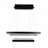 Závesné LED svietidlo štvorcové 115W, 3000K, stmievateľné, čierne VT-101-2D (V-TAC)