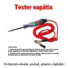 Tester napätia v elektroinštalácii motorových vozidiel s LCD displejom