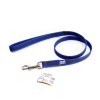 Julius K9 Color & Grey Supergrip Leash With Handle Blue - výcvikové vodítko s rukoväťou, modré, protišmykové - 100cm/20mm