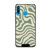 Lesklý kryt Mobiwear Glossy - Huawei P30 Lite - GA57G Zelené a béžové zkrouceniny (Prémiové lesklé pouzdro, obal, kryt Mobiwear Glossy na mobil Huawei P30 Lite - GA57G Zelené a béžové zkrouceniny, mat