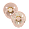 BIBS STUDIO Colour Jasmine cumlíky z prírodného kaučuku 2ks - veľkosť 1 - Blush Mix