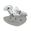 Svietidlo bodové HL703 2x40W chróm
