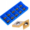 10x CNC sústružnícke nožové platničky DCMT070204-HM YBC251