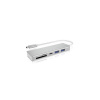 ICY BOX IB-HUB1413-CR - Dockingstation - USB-C