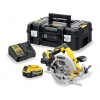 DeWALT DCS570P2 - AKU okružná píla 18V, 2×AKU 5,0Ah, nabíjačka, kufor TSTAK™