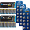 Alkalická batéria NM Revolution CR2032 / LR44 / AAA / AA / A76 / LR6 R6 / LR03 R3 40 ks