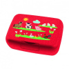 Farm Candy L svačinový dětský box / chlebníček 18x12x6,5cm červený Organic KOZIOL (Barva-červená Organic)