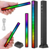 LED RGB dekoratívny stĺpik USB hudobná funkcia 18cm