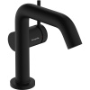 HANSGROHE Tecturis S páková umývadlová batéria Fine Coolstart s odtokovou súpravou Push-Open, výška výtoku 112 mm, matná čierna, 73320670