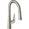 Hansgrohe Talis M51 - Drezová batéria s výsuvnou spŕškou, vzhľad nehrdzavejúcej ocele 72815800