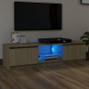 vidaXL TV skrinka s LED svetlami dub sonoma 140x40x35,5 cm 804295