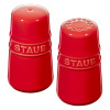 STAUB Serving červené - keramická soľnička a korenička