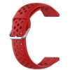 BStrap Silicone Dots remienok na Garmin Venu 2 Plus, red SSG013C0609