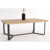 Interex design Jedálenská podnož PALERMO / Čierna matná 710 mm