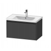 Duravit Ketho.2 Umývadlová skrinka, 44x78x46 cm, 1 zásuvka, grafit mat K25083049490000
