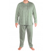 A-Street Libor pánske pyžamo s dlhým rukávom 1-OGD-145 XXL khaki