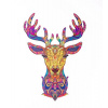 AuthenticWood Drevené puzzle Gentle Deer (AW-M-DEER)