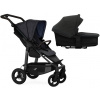 TFK Mono4 2v1 Premium Black Combi carrycot + Seat unit Nenafukovacie kolesá (s výplňou) Hlboká vanička Anthracite with Red Higlights