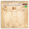 NOTIQUE Poznámkový kalendár Leonardo da Vinci 2026, 30 x 30 cm