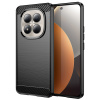 Techsuit - karbónové silikónové puzdro - Xiaomi Redmi Note 15 Pro 5G - čierne