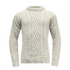 DEVOLD Sandoy Sweater Crew Neck, Grey Melange - XL