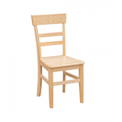 Jedálenská stolička BRUNO 3 KRZ07 z masívu Barevné provedení: Bílá