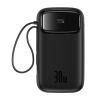 Powerbank Baseus QPow 2 20000mAh 30W 2xUSB-C (čierna) P10055009113-00