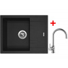 Set Sinks Linea 600 Granblack + Vitalia