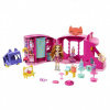Mattel Enchantimals Mačacie módny obchod na kolesách herný set HPB34