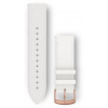 Remienok Garmin Quick Release (20 mm) White - 18K Rose Gold PVD (010-12691-0B)