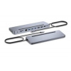 I-tec USB-C Metal Ergonomic 3x 4K Display Docking Station + Power Delivery 100 W C31FLAT2PDPRO