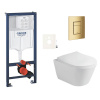 Siko Závěsný WC set do lehkých stěn / předstěnová montáž Glacera Ava GRSAVASCGL0