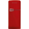 SMEG 50´s Retro Style FAB50 chladnička s mraziacim boxom červená