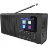 E0090 Prenosné rádio s Bluetooth, MP3, DAB / DAB+ / FM, čierne
