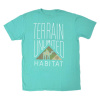 HABITAT tričko - Camel Corps Teal (MODRA) veľkosť: S