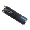 GPR Koncovka výfuku Slip-on GPR DUAL E5.VO.3.CAT.DUAL.PO Inox Carbon look including removable db killer, link pipe and catalyst