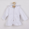 Semišková mikinka s kapucňou New Baby Baby biela - 92 (18-24m)