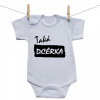 Boodyy Body s krátkym rukávom Taká dcérka 92 (18-24 mesiacov)