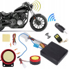 ALARM NA MOTOR SKÚTRA ŠTVORKOLKY MOTOCYKLA + 2 DIAĽKOVÉ OVLÁDAČE
