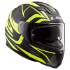 Integrální moto přilba LS2 FF320 Stream Evo Jink matně žlutá