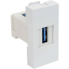 KOPOS QD 45X22.5-USB_HB prístrojová vložka dátový modul (š x v) 22.5 mm x 45 mm 1 ks biela; QD 45X22.5-USB_HB