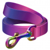 WAUDOG vodítko nylon Gradient fialovo-růžové (M/122cm/2cm)