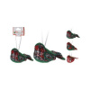 H&S 214244 vianočná ozdoba - vtáčik polystyrénový 12cm
