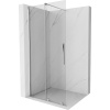 Mexen Velar, posuvné dvere do otvoru typ Walk-In 85 cm, 8mm číre sklo, chrómová, 871-085-000-03-01