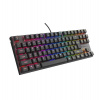 Genesis herní mechanická klávesnice THOR 303/TKL/RGB/Outemu Peach Silent/Drátová USB/US layout/Černá (NKG-1881)