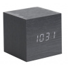 Designový LED budík - hodiny 5655BK Karlsson 8cm