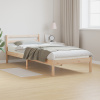 vidaXL Rám postele s čelom 100x220 cm z masívneho borovicového dreva 869778