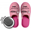 Nekupto Slipper shop Darčekové papuče veľkosť 39-40 Mám rád jednoduché veci, napríklad muži 1 pár